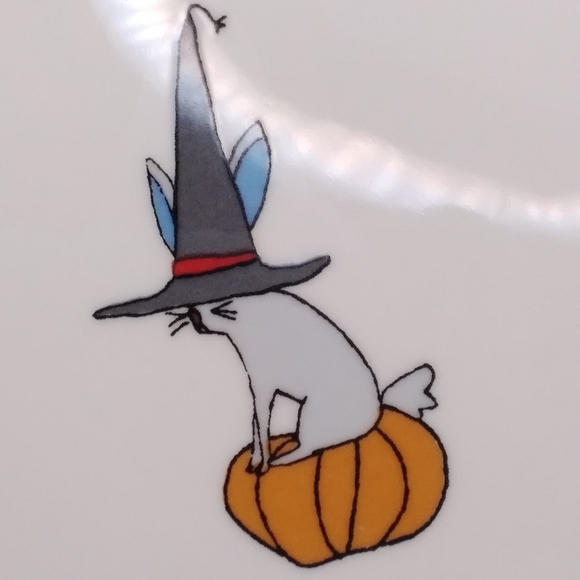 Magenta Designer Collection "JACK'S PUMPKINS" PLATES Bunny 6" Diameter Set of 4 - Picture 10 of 12